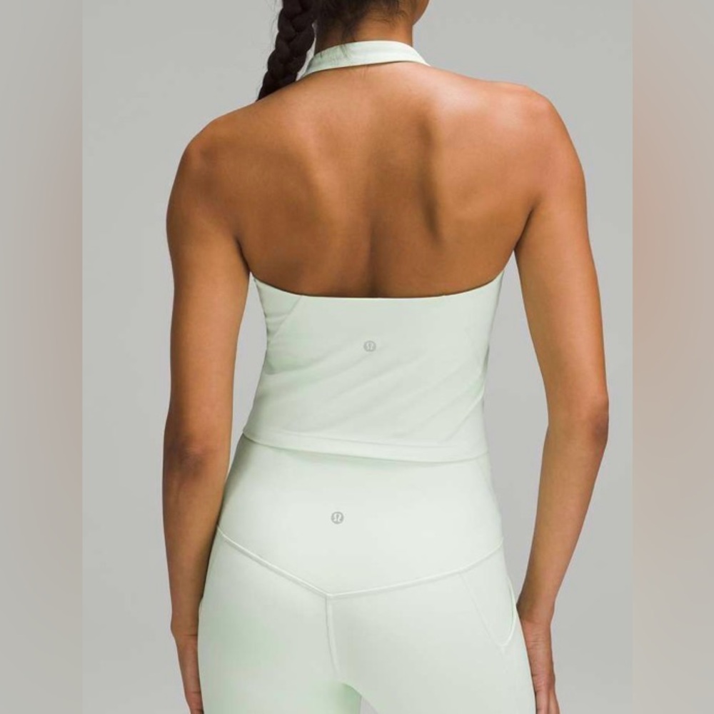 NWOT NEW Lululemon Align Halter Tank Top Kohlrabi Green - Picture 3 of 8